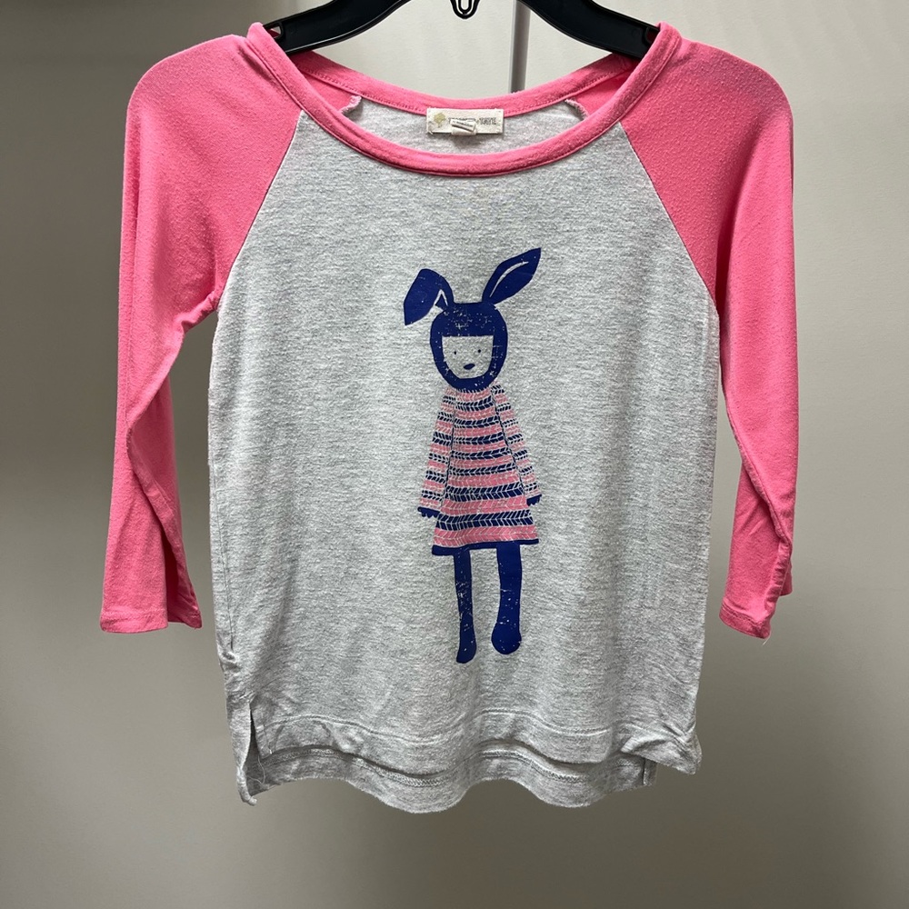 Tucker + Tate Half-Sleeved Shirt with Hooded Rabbit